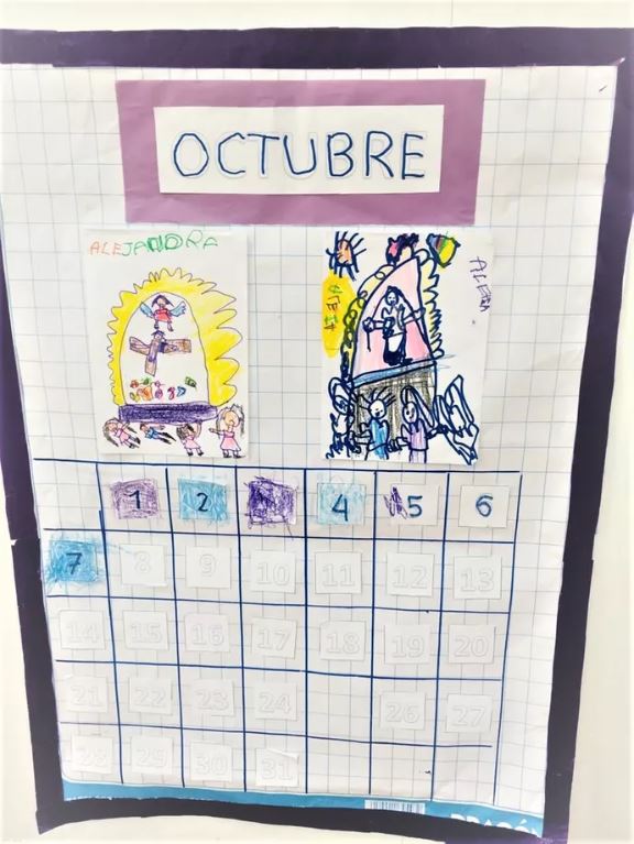 El calendario en el aula